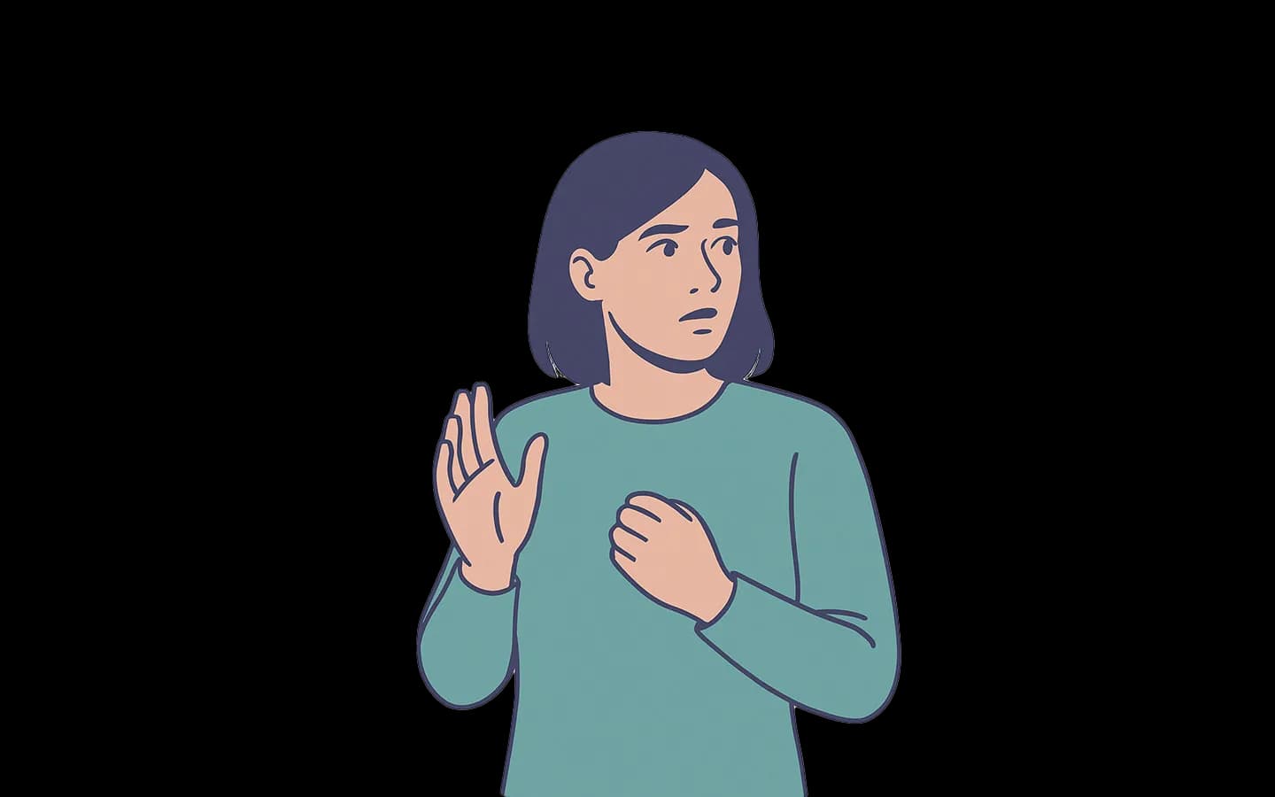 Illustration für Clusterkopfschmerz Angehörigenberatung